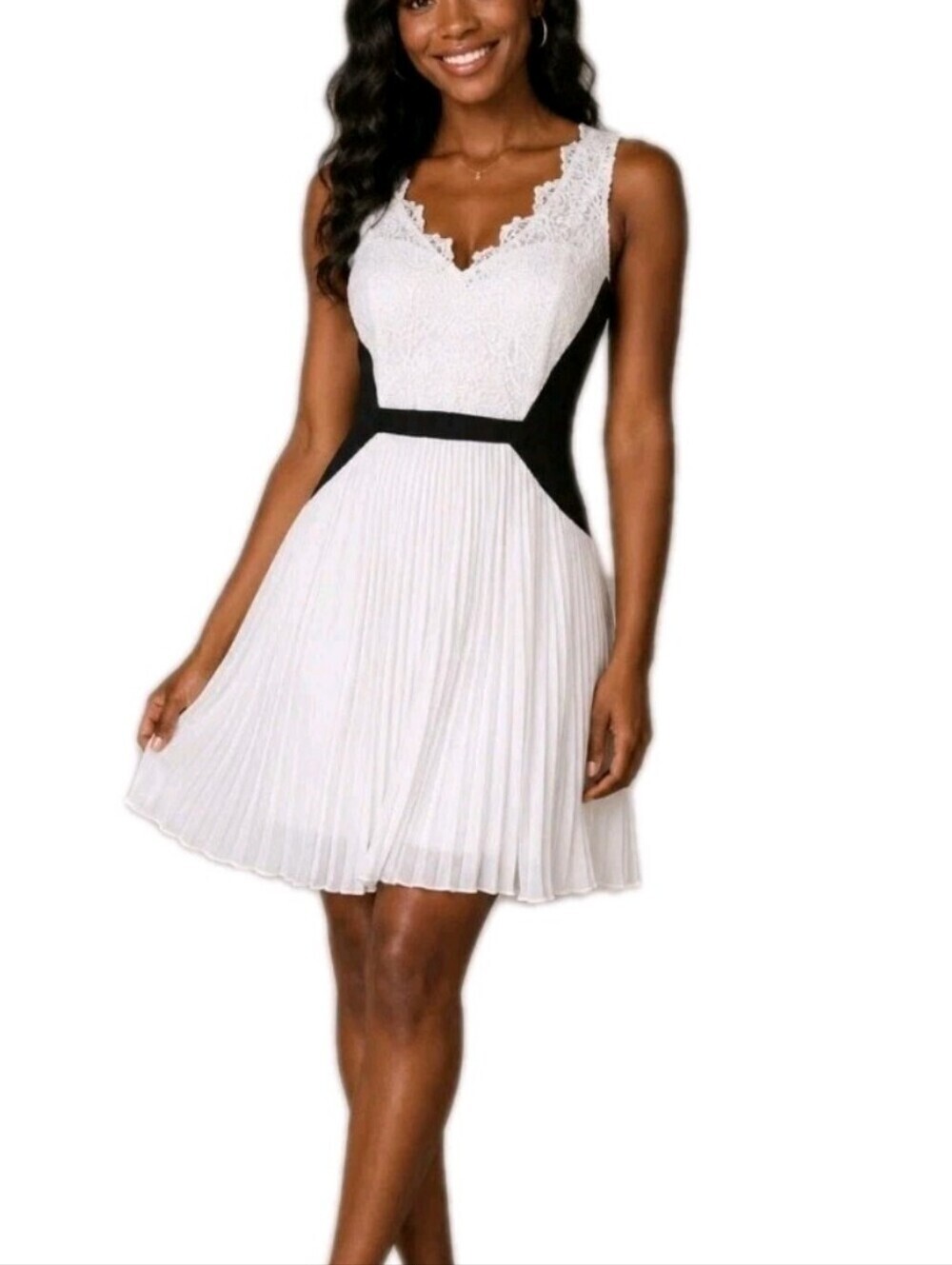 Max and Cleo~Sz 4~White "Tricia" Summer Dress NWT